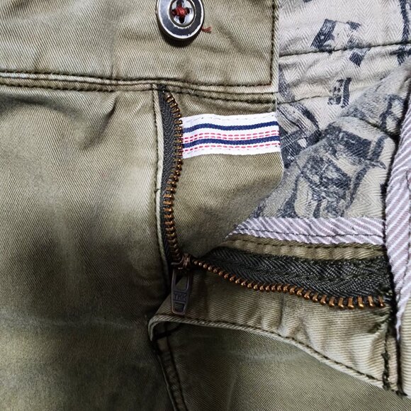 Pilcro & The Letterpress Cotton Stretch Mid Rise Skinny Moto Pants - Picture 6 of 9